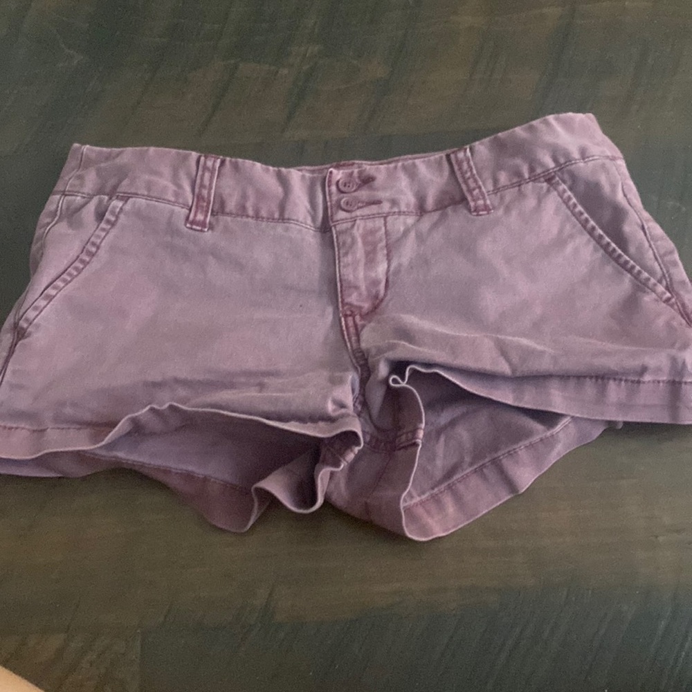 Mossimo supply purple khaki shorts size 3